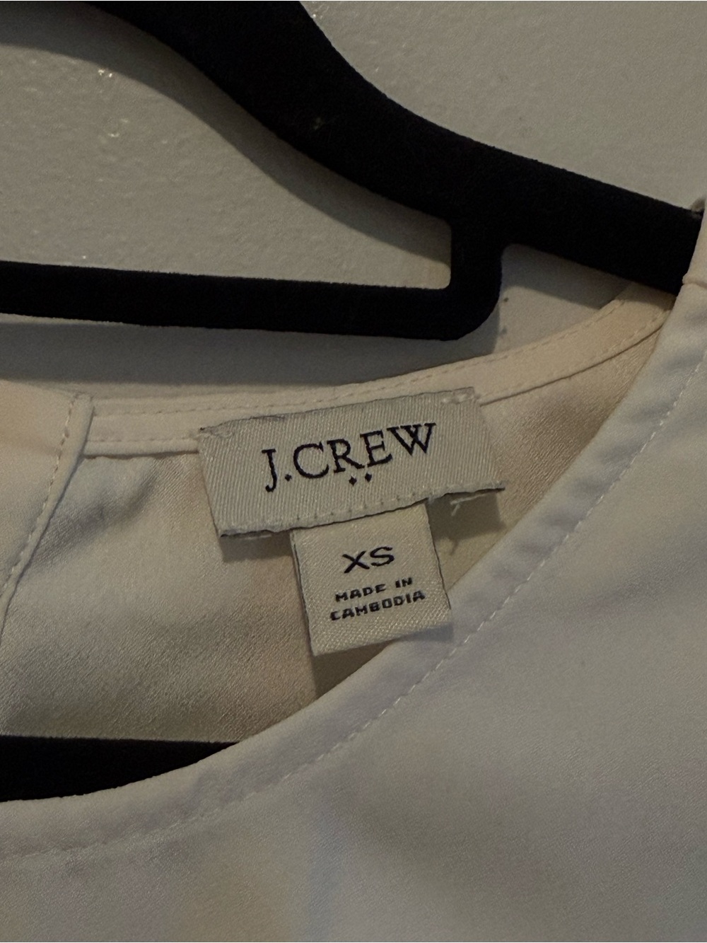 J. Crew Cream Women's Blouse - Classic Round Neck
